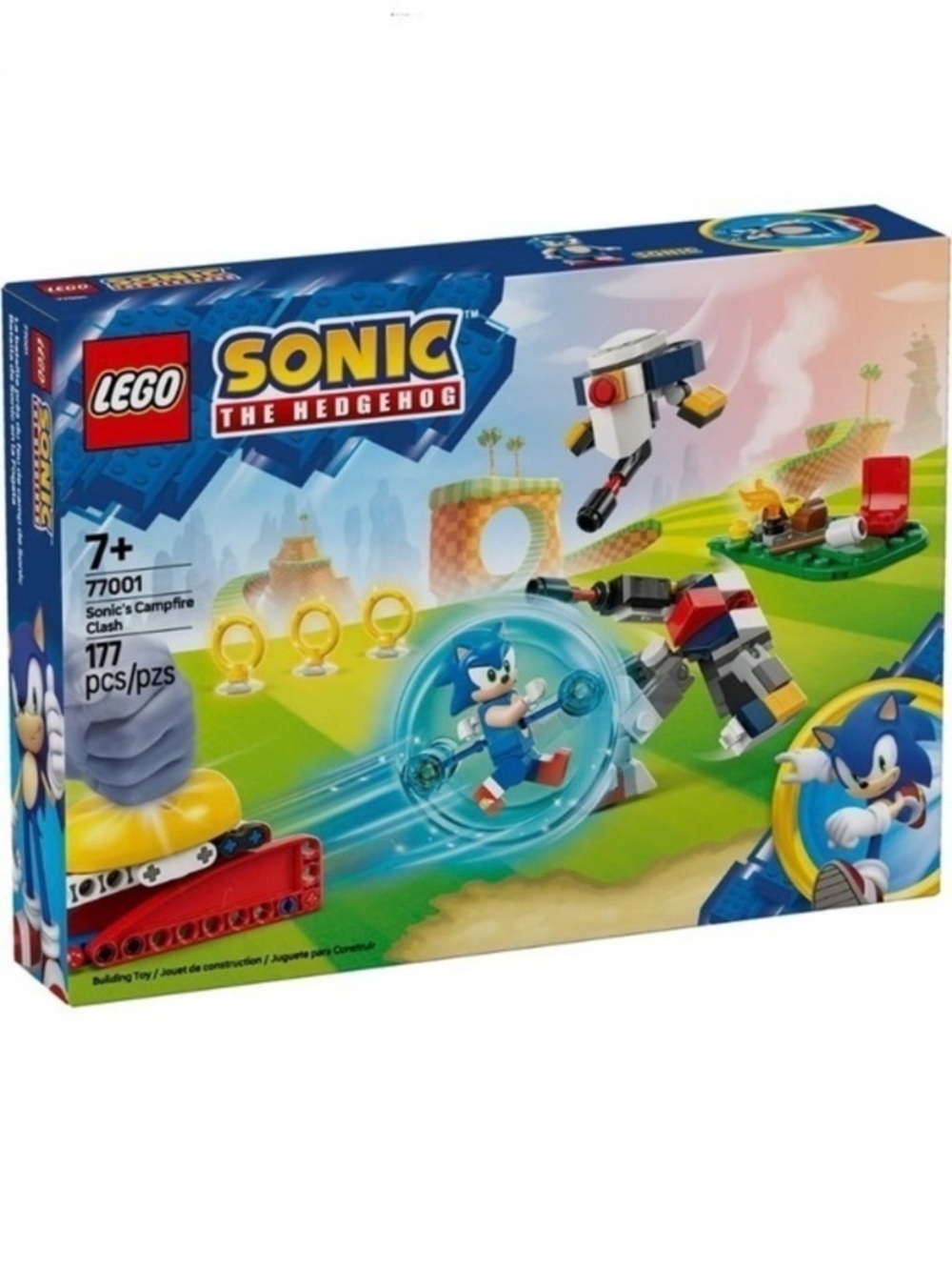 NIB. LEGO Sonic The Hedgehog Sonic's Campfire Clash Building Set